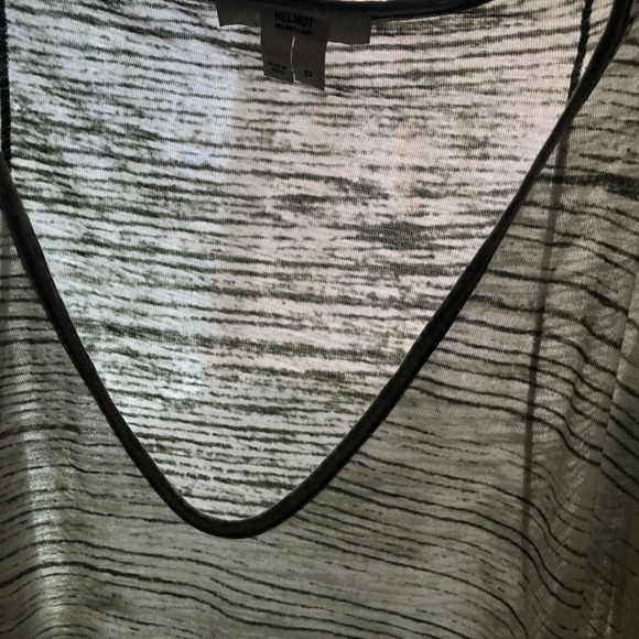 Helmut Lang sheer poncho style T-shirt - Picture 2 of 8
